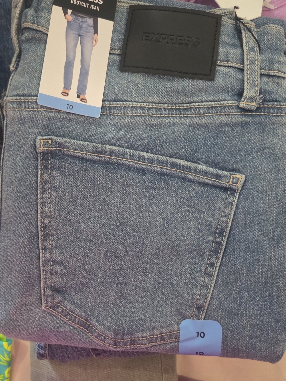 Express Women’s Medium Light Blue Bootcut Jeans